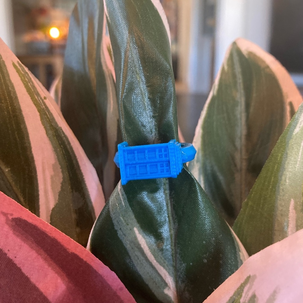 3D Printed TARDIS Ring - Picture 2 of 2